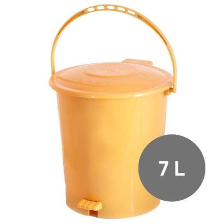 SLP Paddle Foot Press Dustbin, Virgin Plastic