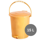 SLP Paddle Foot Press Dustbin, Virgin Plastic