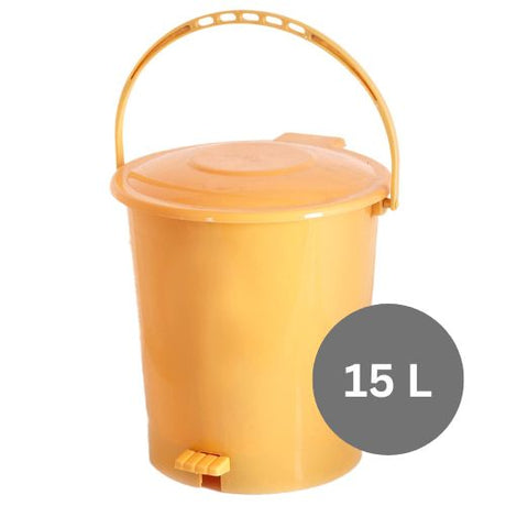 SLP Paddle Foot Press Dustbin, Virgin Plastic