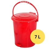 SLP Paddle Foot Press Dustbin, Virgin Plastic