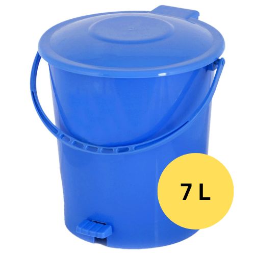 SLP Paddle Foot Press Dustbin, Virgin Plastic