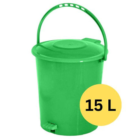 SLP Paddle Foot Press Dustbin, Virgin Plastic