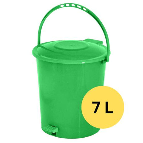 SLP Paddle Foot Press Dustbin, Virgin Plastic