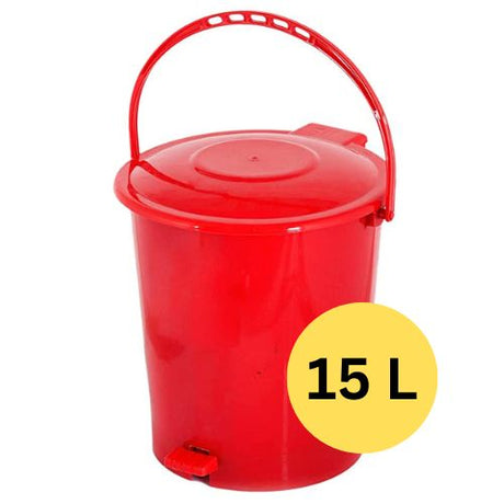 SLP Paddle Foot Press Dustbin, Virgin Plastic