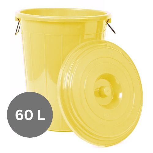 Taj Plast Plastic Multipurpose Storage Drum Bucket With Lid