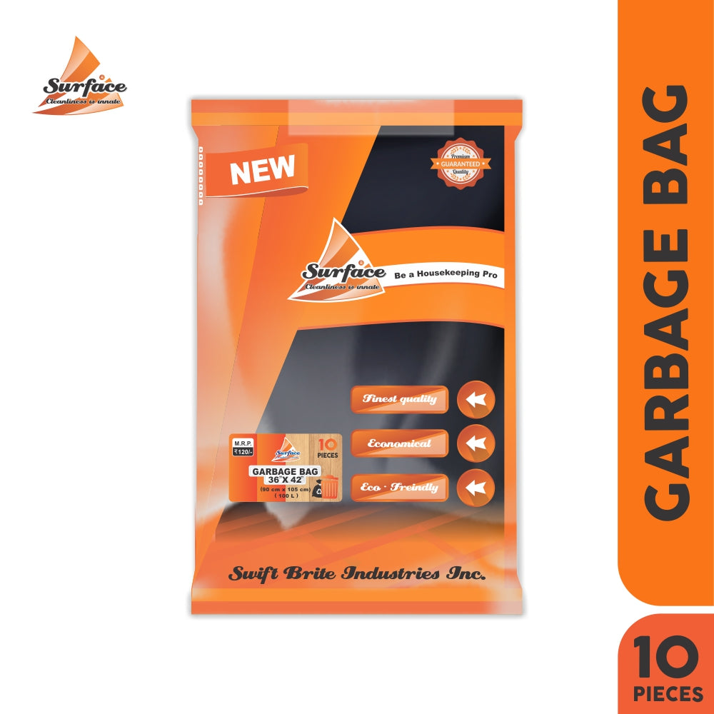 Surface Virgin Plastic Garbage Bag For Waste Disposal