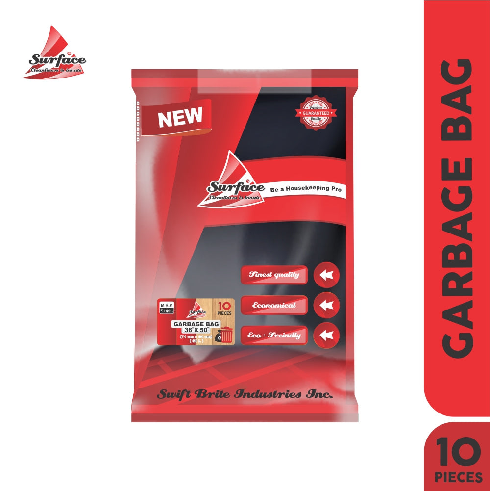 Surface Virgin Plastic Garbage Bag For Waste Disposal