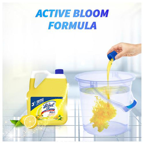 Lizol All In 1 Disinfectant Surface & Floor Cleaner, 5 L