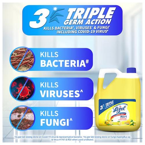 Lizol All In 1 Disinfectant Surface & Floor Cleaner, 5 L