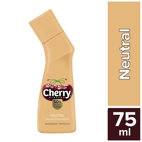 Cherry Blossom Liquid Shoe Polish, 75 ml