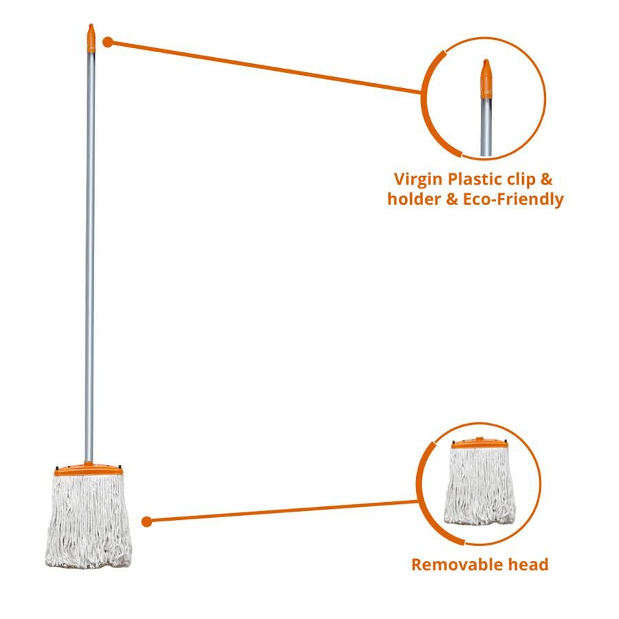 Tiga Regular T Mop, Flat Kotak, 200g Yarn