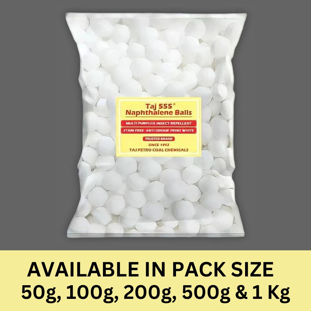 Taj 555 Naphthalene Balls, Yellow Label