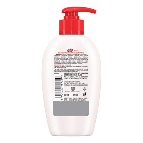 Lifebuoy Total 10 Liquid Handwash, 190 ml Pump + 175 ml Pouch Free