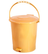 SLP Paddle Foot Press Dustbin, Virgin Plastic