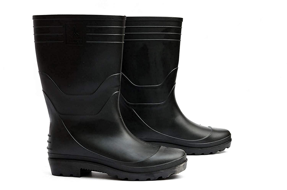 Safety Gum Boot, Black - 1 Pair