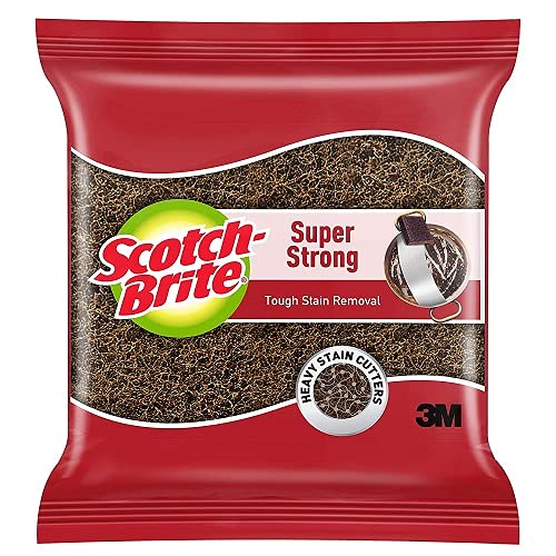 Scotch Brite Super Strong Heavy Duty Scrub Pad, 7.5cm x 9cm