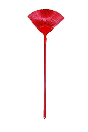 FC10 Flat Ceiling Broom With 4.5 FT Telescopic Ms Handle, Multicolour, 1 Pcs