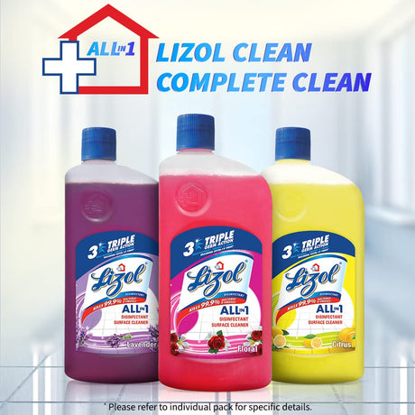 Lizol All Purpose Disinfectant Surface & Floor Cleaner, 500 ml
