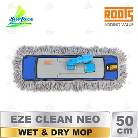 Eze Clean Wet & Dry Mop With Aluminium Telescopic Handle, Neo 50 Cm