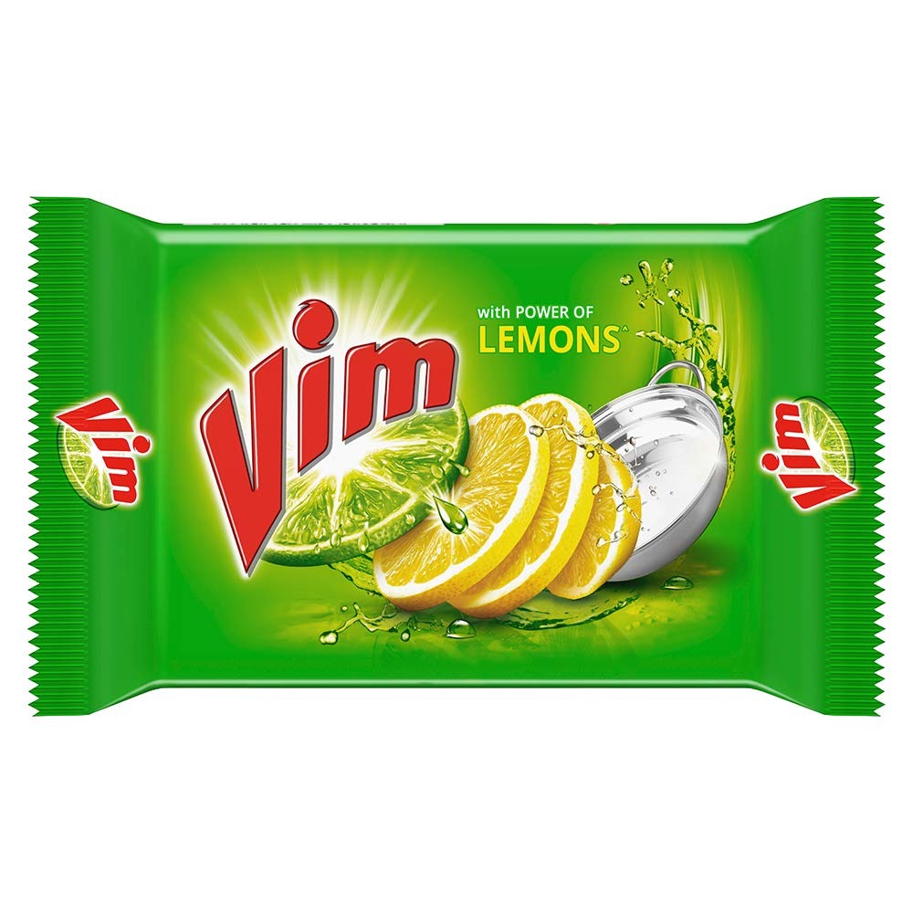 Vim Dishwash Bar - Lemon, MRP 5/-