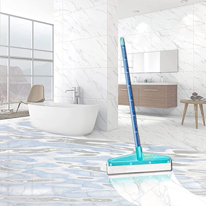 Unique Teeny Floor Wiper , 30 Cm ( 12" ) With 80 cm MS Rod