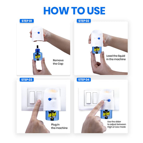 All Out Ultra Mosquito Repellent Vaporiser Refill, Pack of 2 Pcs