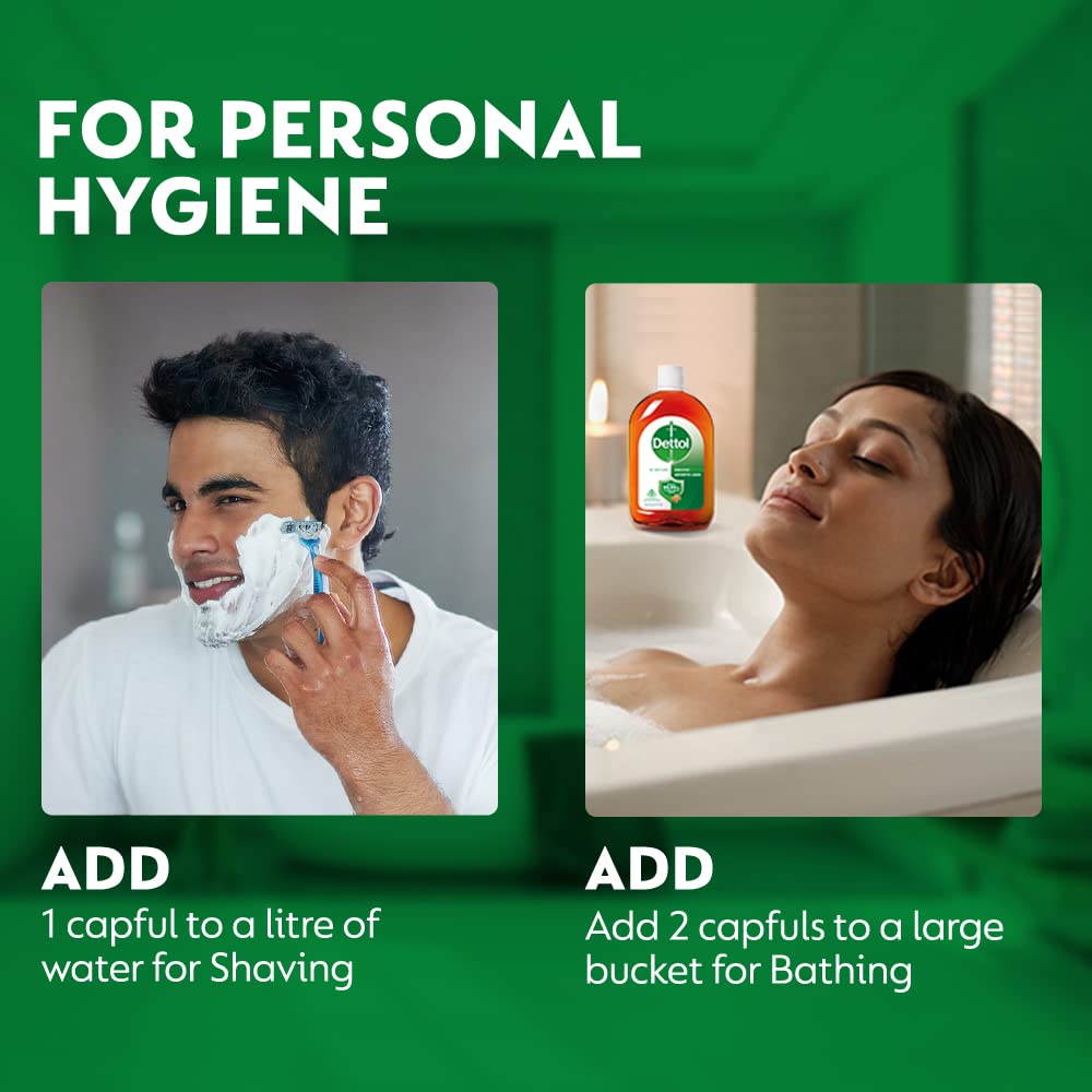 Dettol Antiseptic Liquid for First Aid , Surface Disinfection and Personal Hygiene