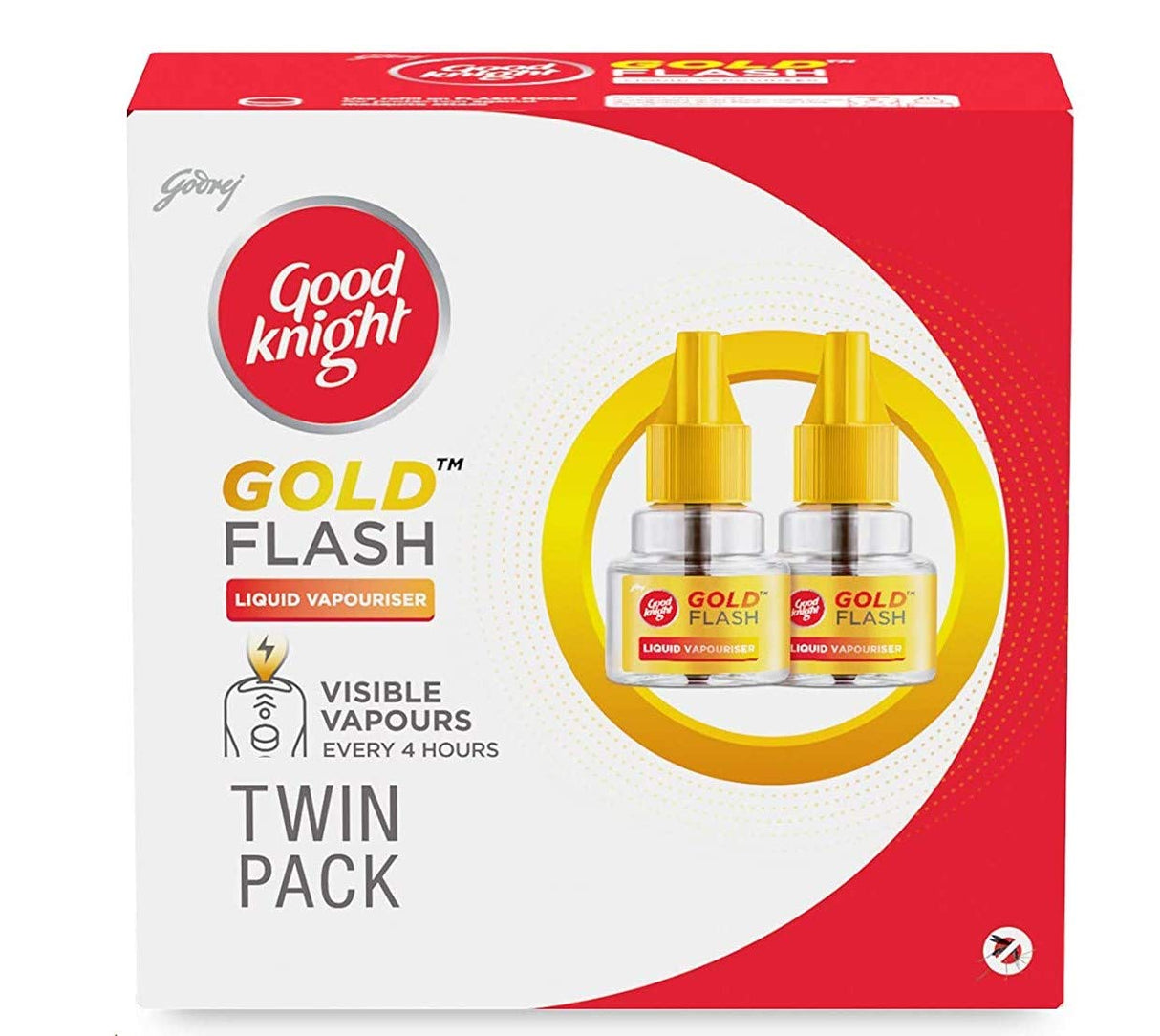 Good Knight Gold Flash - Mosquito Repellent Refill, 45Ml Each (Pack Of 2)