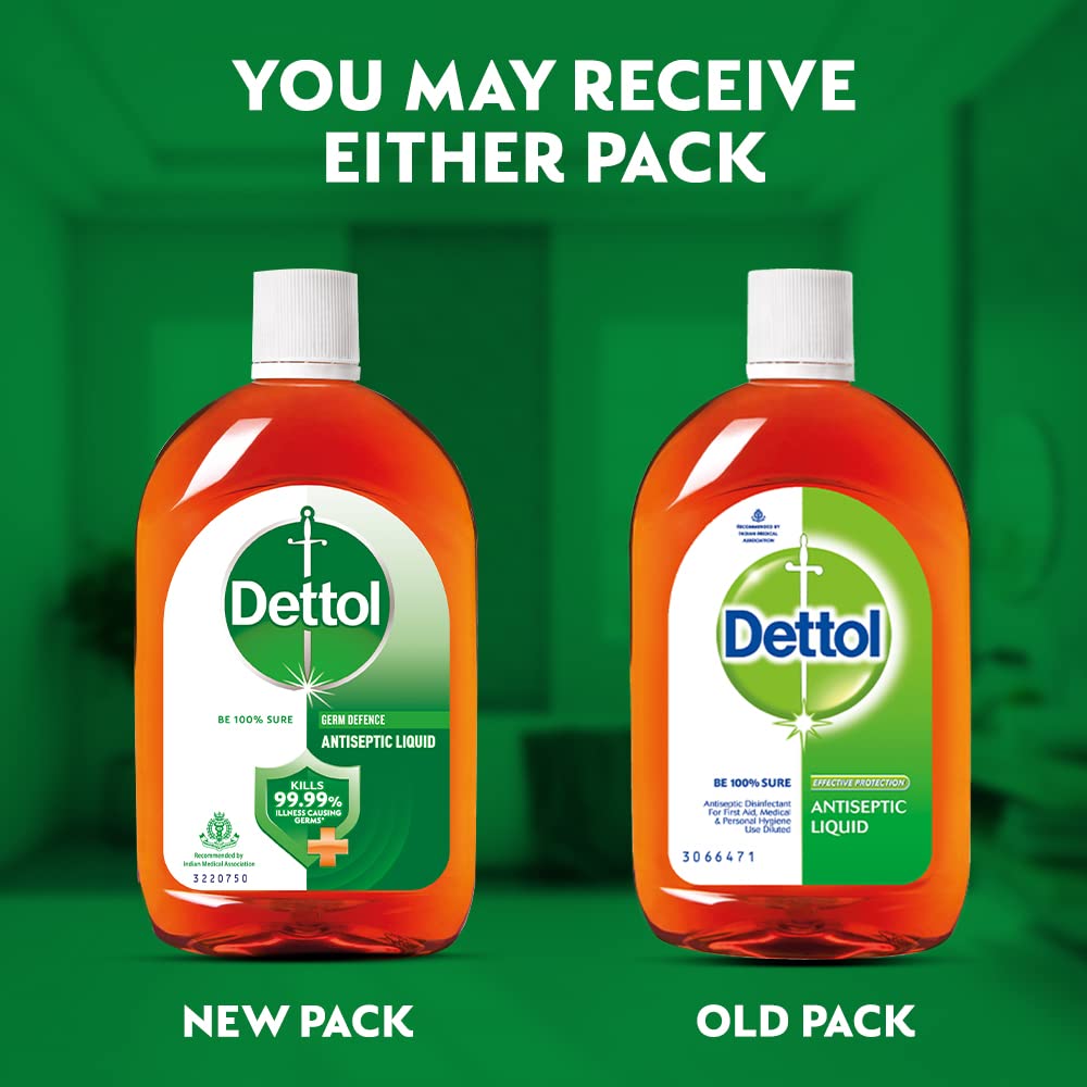 Dettol Antiseptic Liquid for First Aid , Surface Disinfection and Personal Hygiene
