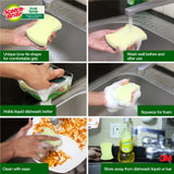 Scotch Brite Scrub Sponge, 6x10 cm, Buy 2 Get 1 Free