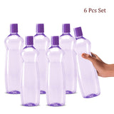 MILTON Pacific 1000 Pet Water Bottles, 1 Litre Each, Set of 6