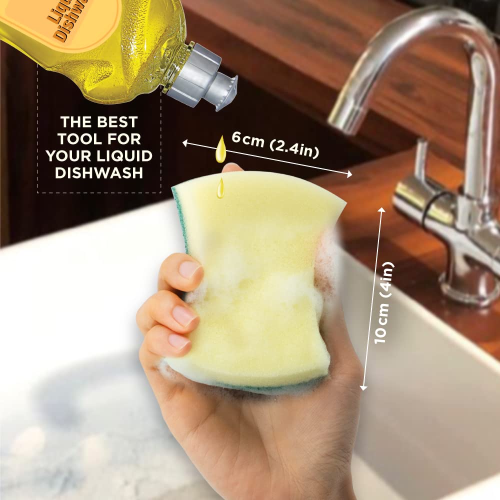 Scotch Brite Scrub Sponge, 6x10 cm, Buy 2 Get 1 Free