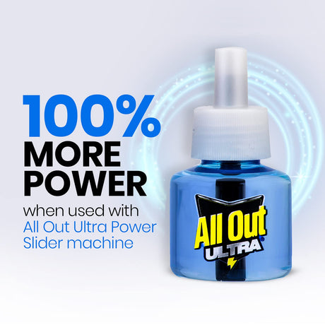 All Out Ultra Mosquito Repellent Vaporiser Refill, Pack of 2 Pcs