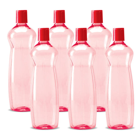MILTON Pacific 1000 Pet Water Bottles, 1 Litre Each, Set of 6