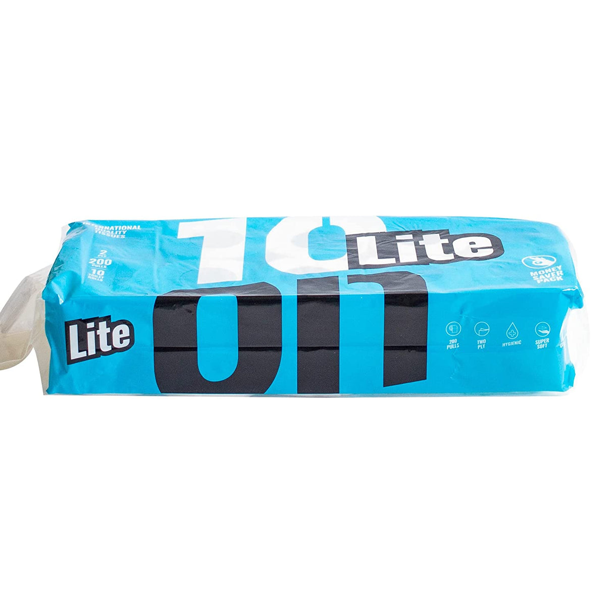 10on Lite Soft Toilet Roll, 2 Ply x 200 Pull, Pack of 10 Roll x 75 g Each