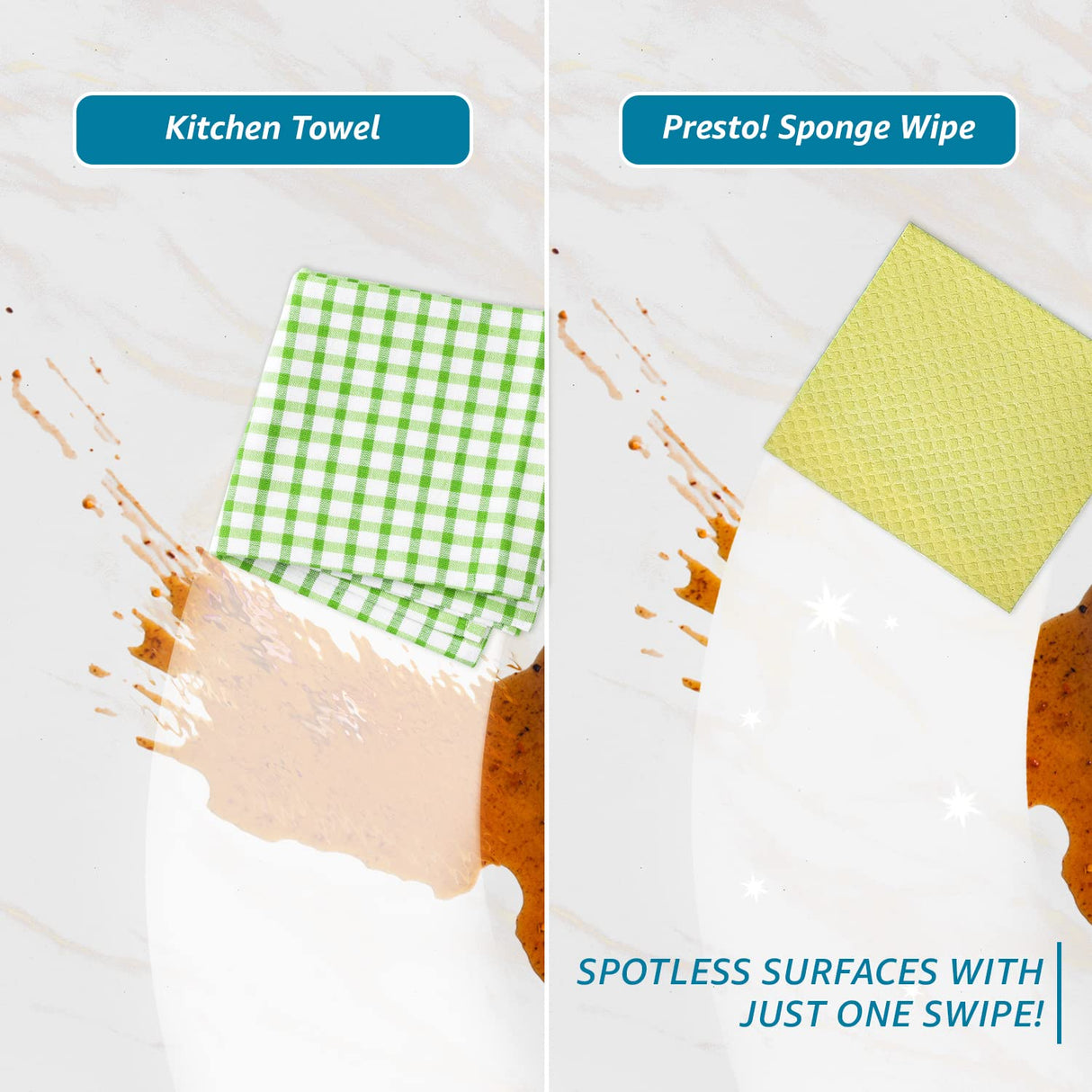 YoYo Sponge Wipes, Pack of 3 Pcs