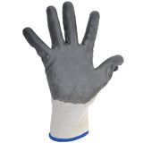 Heavy Duty Reusable Industrial Safety Nylon Anti Cut Resistant Hand Gloves, Grey -1 Pair