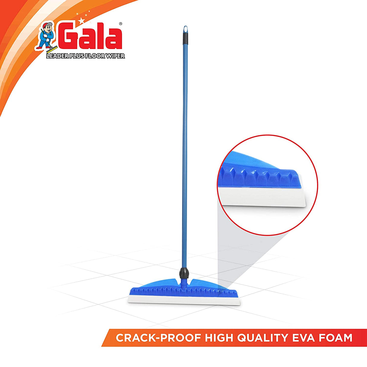 Gala Leader Floor Wiper, 16" Blade & 3.3 FT Rod