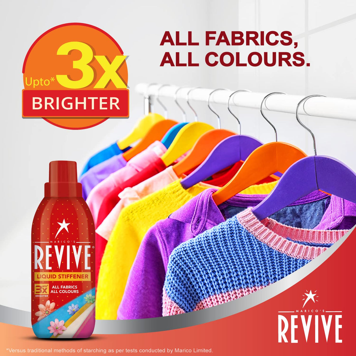 Revive Liquid Stiffener - All Fabrics, All Colors, 400 g Bottle