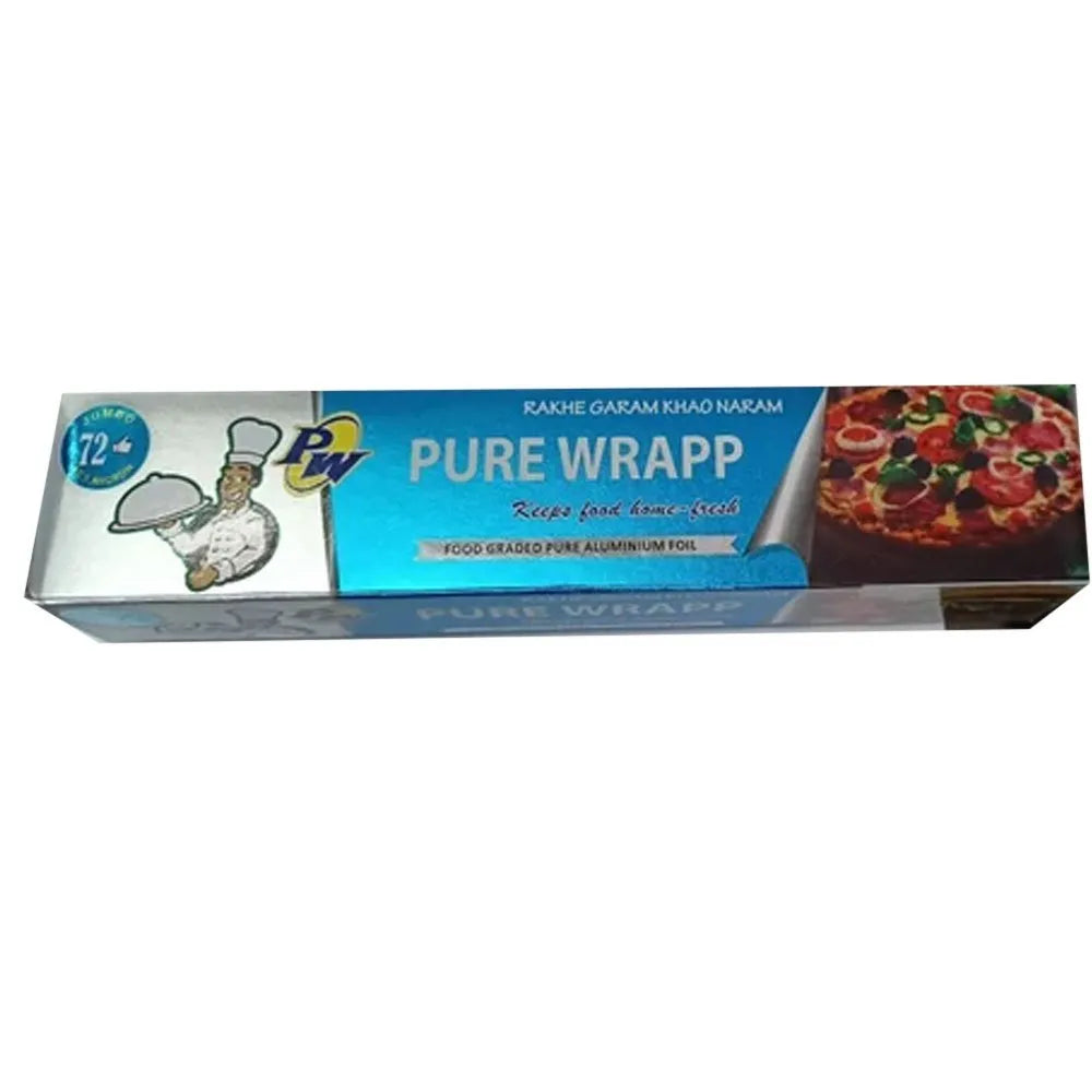 PW36 Pure Wrapp Blue Aluminium Foil, Blue Box, 10.5 mic, 72 M
