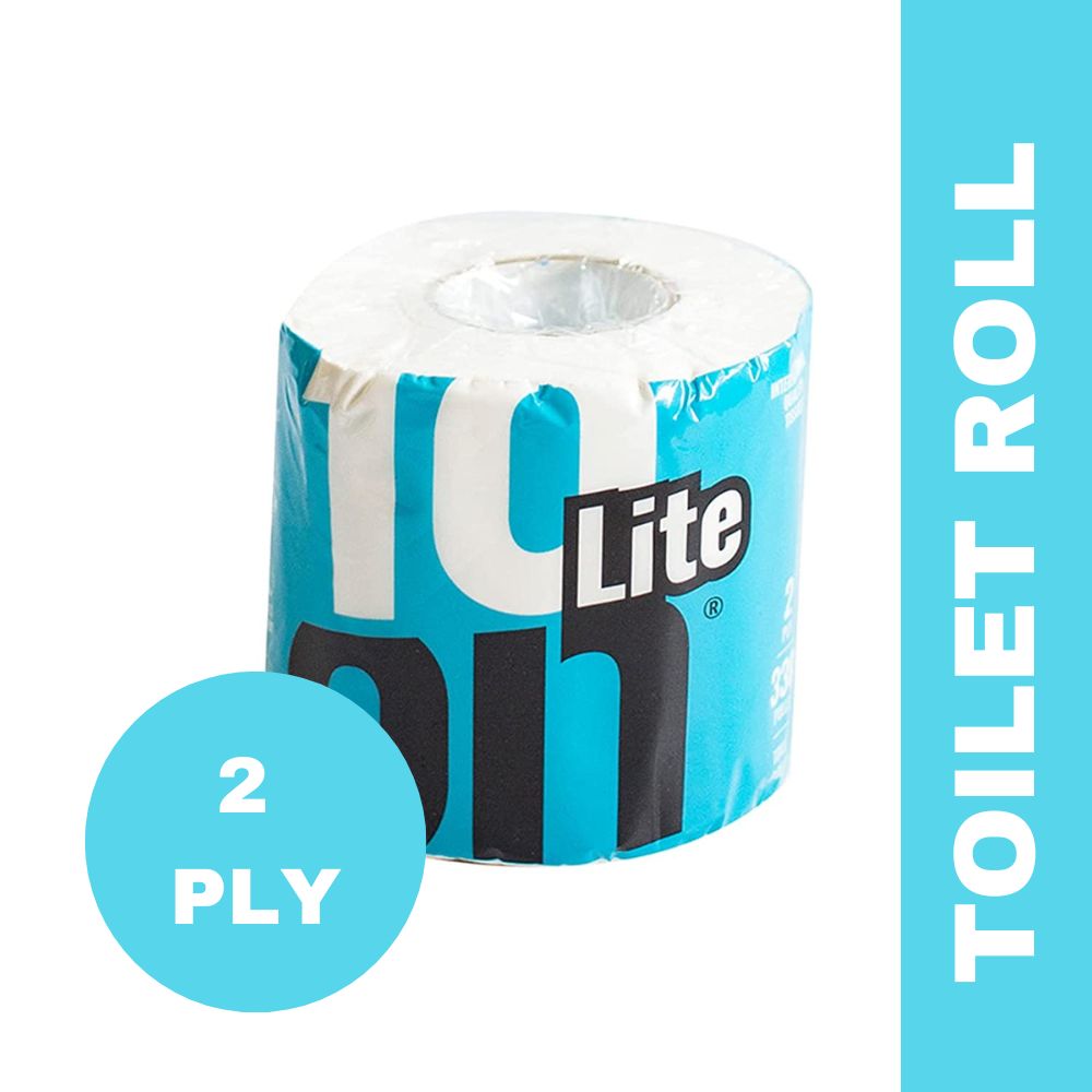 10on Lite Toilet Roll, Virgin Paper, 2 Ply, 360 Pull