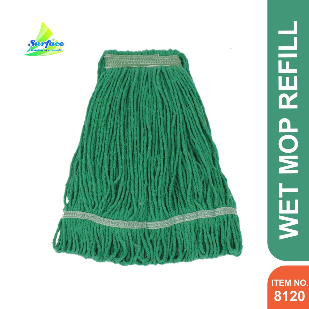 Canopy Cotton Clip & Fit Kentucky Wet Mop Refill, Loop End, 350g