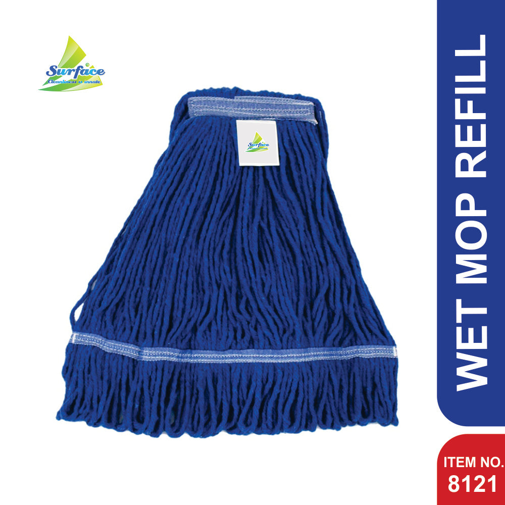 Canopy Cotton Clip & Fit Kentucky Wet Mop Refill, Loop End, 350g