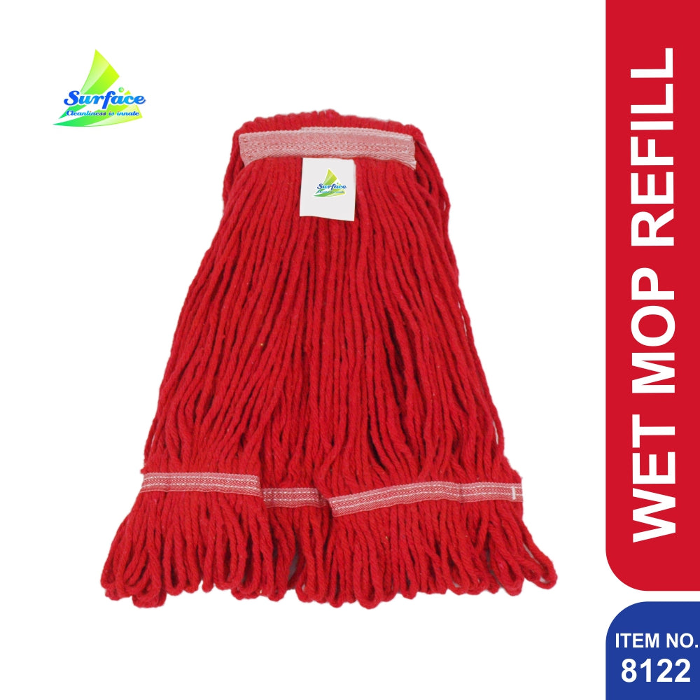 Canopy Cotton Clip & Fit Kentucky Wet Mop Refill, Loop End, 350g