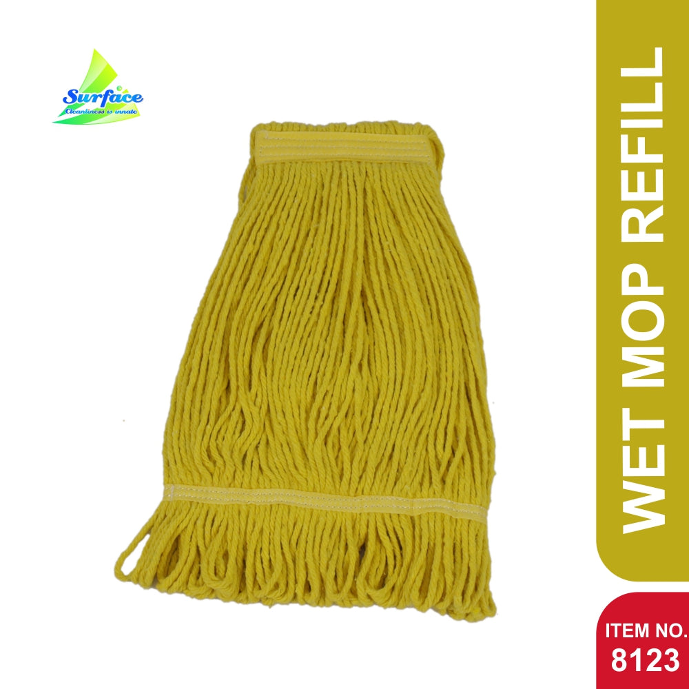 Canopy Cotton Clip & Fit Kentucky Wet Mop Refill, Loop End, 350g