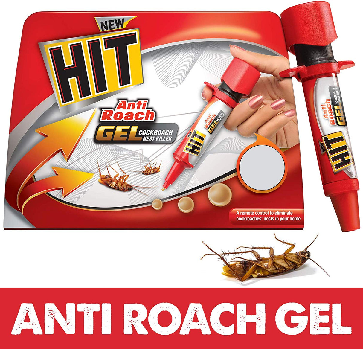 Hit Anti Roach Gel, Cockroach Nest Killer, 20 Gm