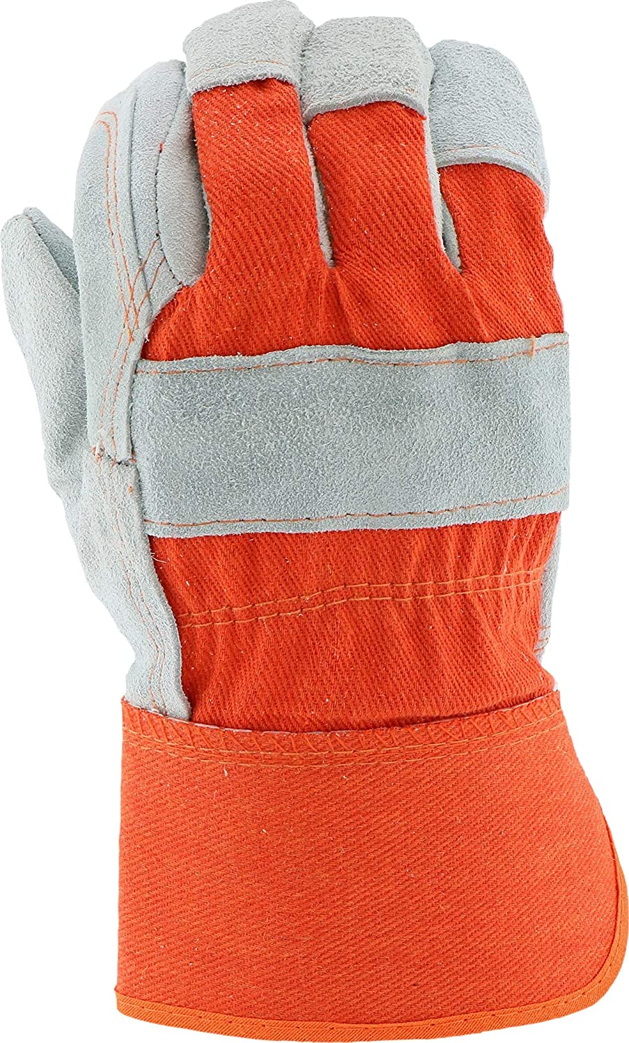 Industries Leather Double Palm Split Gloves - Color may Vary, 10 Inch