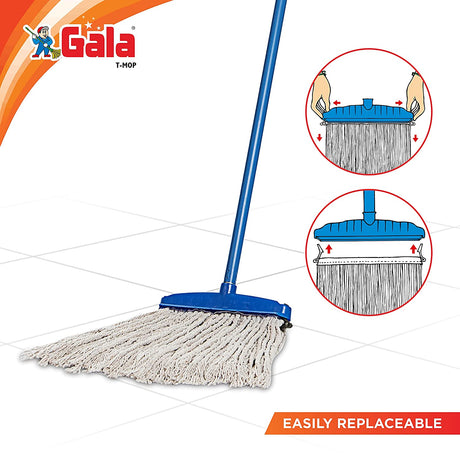 Gala Floor T Mop with 3.8 FT MS Handle ( 143070 )