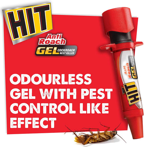 Hit Anti Roach Gel, Cockroach Nest Killer, 20 Gm