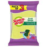 Scotch Brite Scrub Sponge, 6x10 cm, Buy 2 Get 1 Free